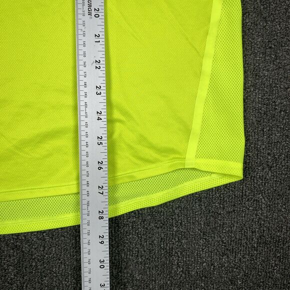 Nike Distance Singlet Sleeveless Neon Green Adult Singlet Size Large - Picture 4 of 6